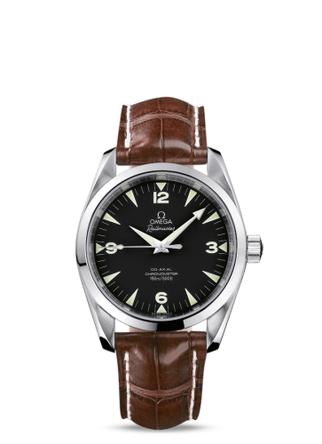 Omega Seamaster Aqua Terra 150M Co-Axial 36.2 Railmaster / Brown Alligator